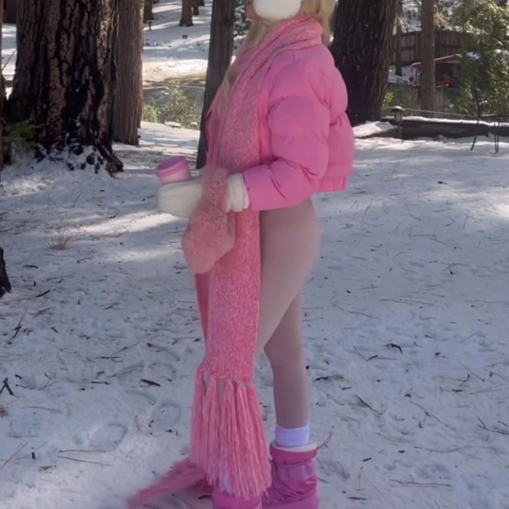 Pink Scarf - Picture 3 of 3